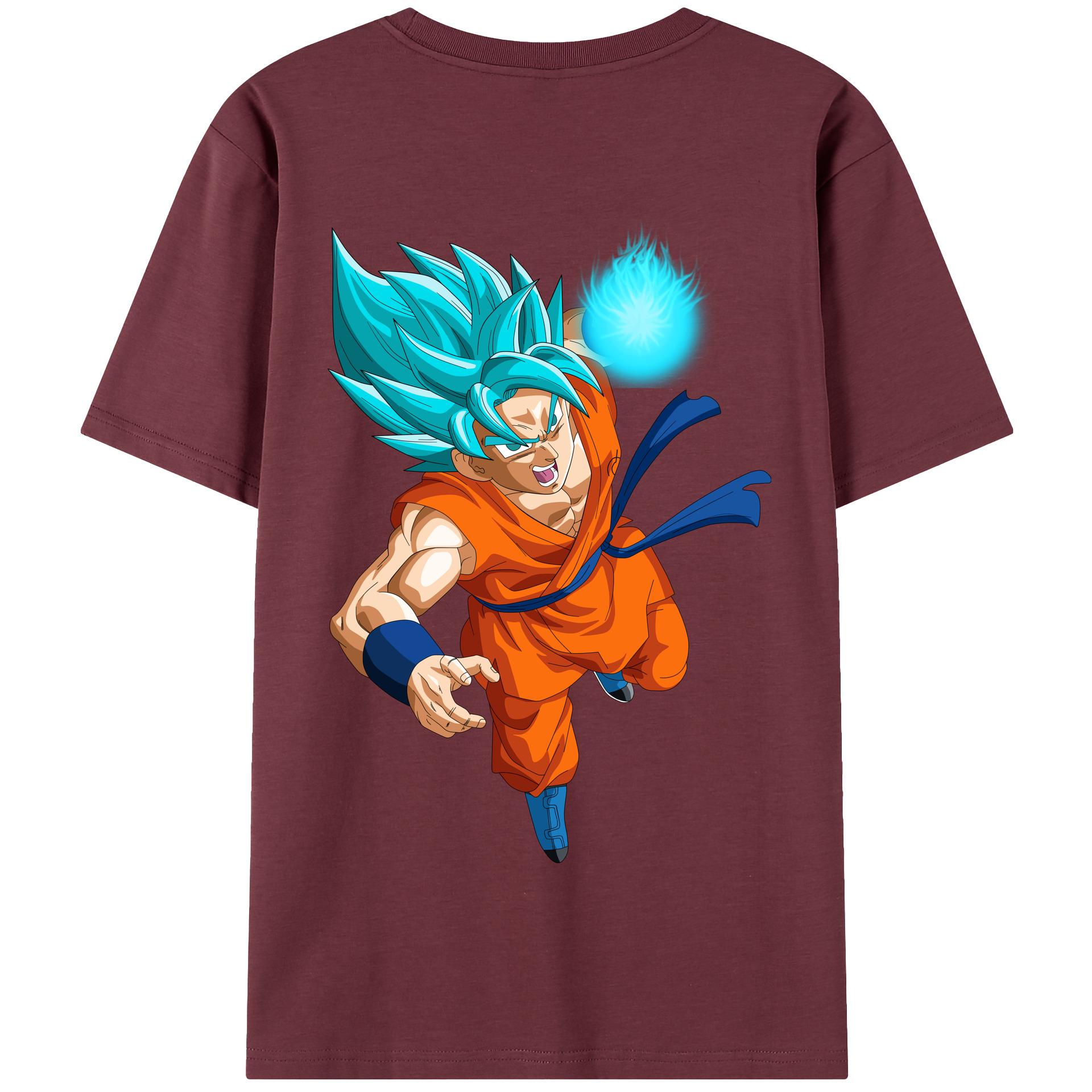 （画像用） ドラゴンボール 孫悟空（そん ごくう）Son Goku カカロット DRAGON BALL Kakarotto 綿100％半袖Tシャツ（背面プリント）